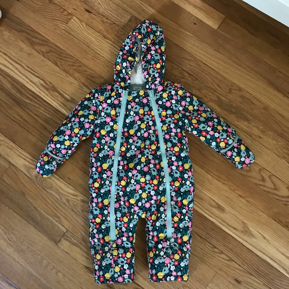 Mini Boden baby snowsuit 6-12mo